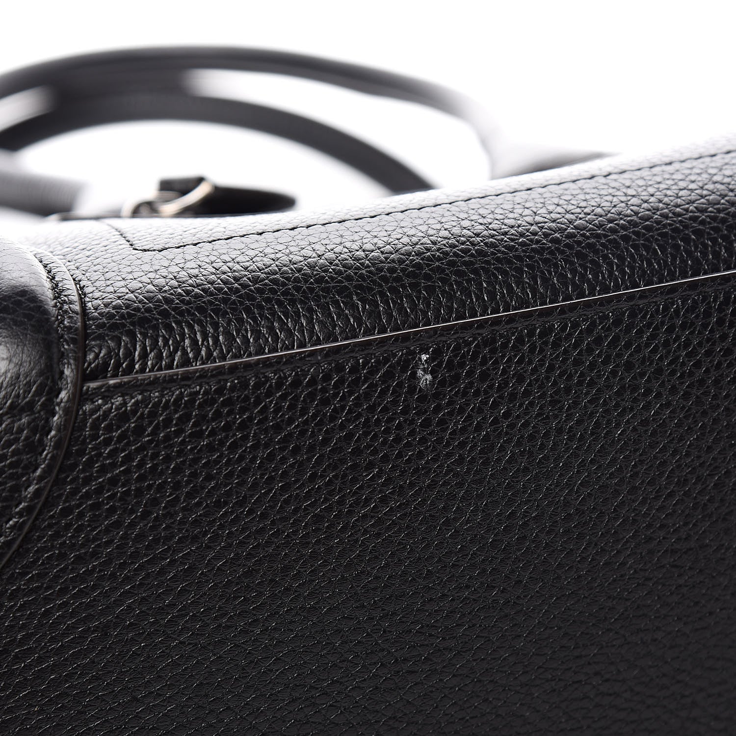 Celine Drummed Calfskin Micro Luggage Black 8 of 12