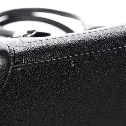 Celine Drummed Calfskin Micro Luggage Black 8 of 12