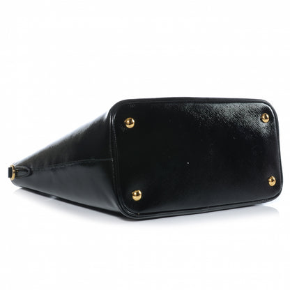 Prada Saffiano Vernice Tote Black 4 of 7