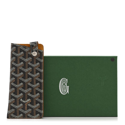 Goyard Goyardine Montmartre Glasses Case Black Gold 8 of 8