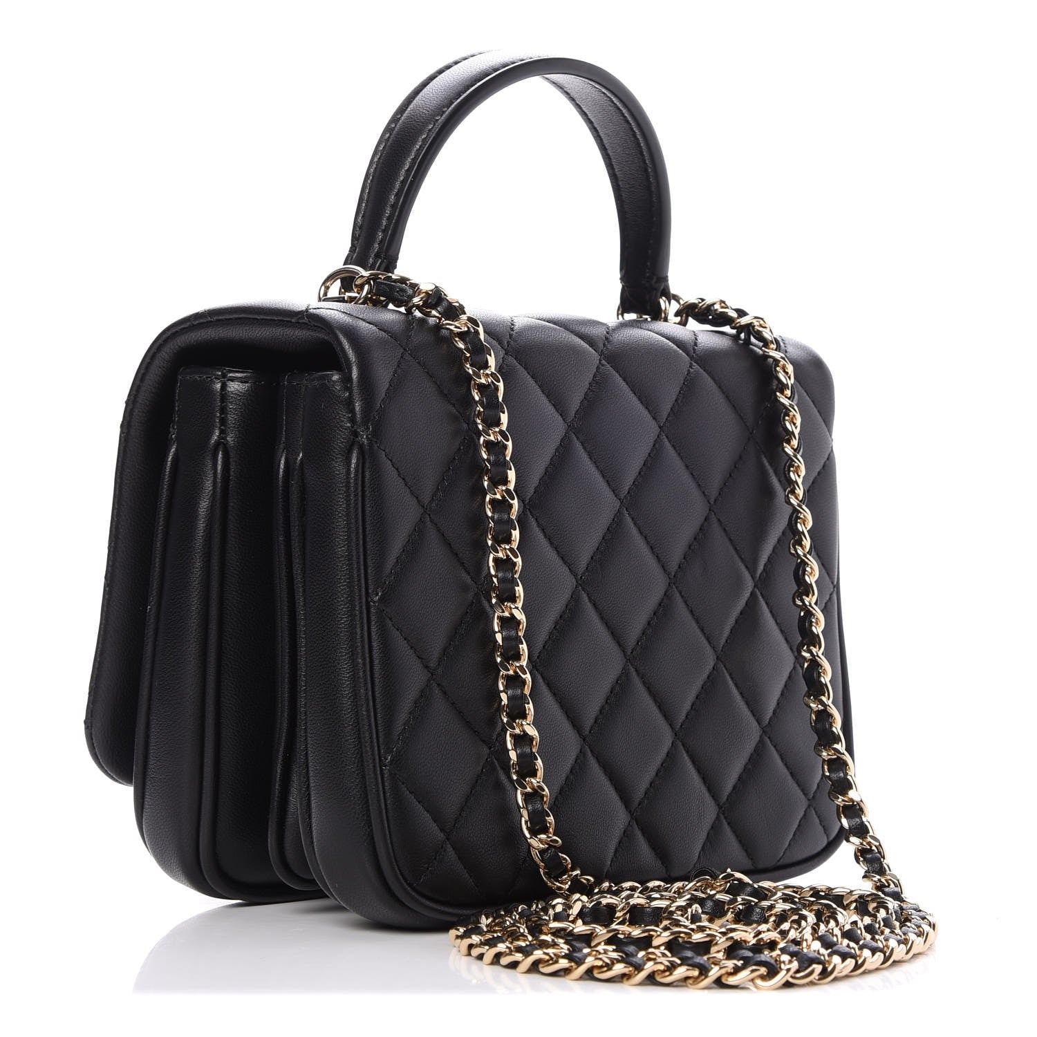Chanel Lambskin Quilted Mini Citizen Chic Flap Black 269555