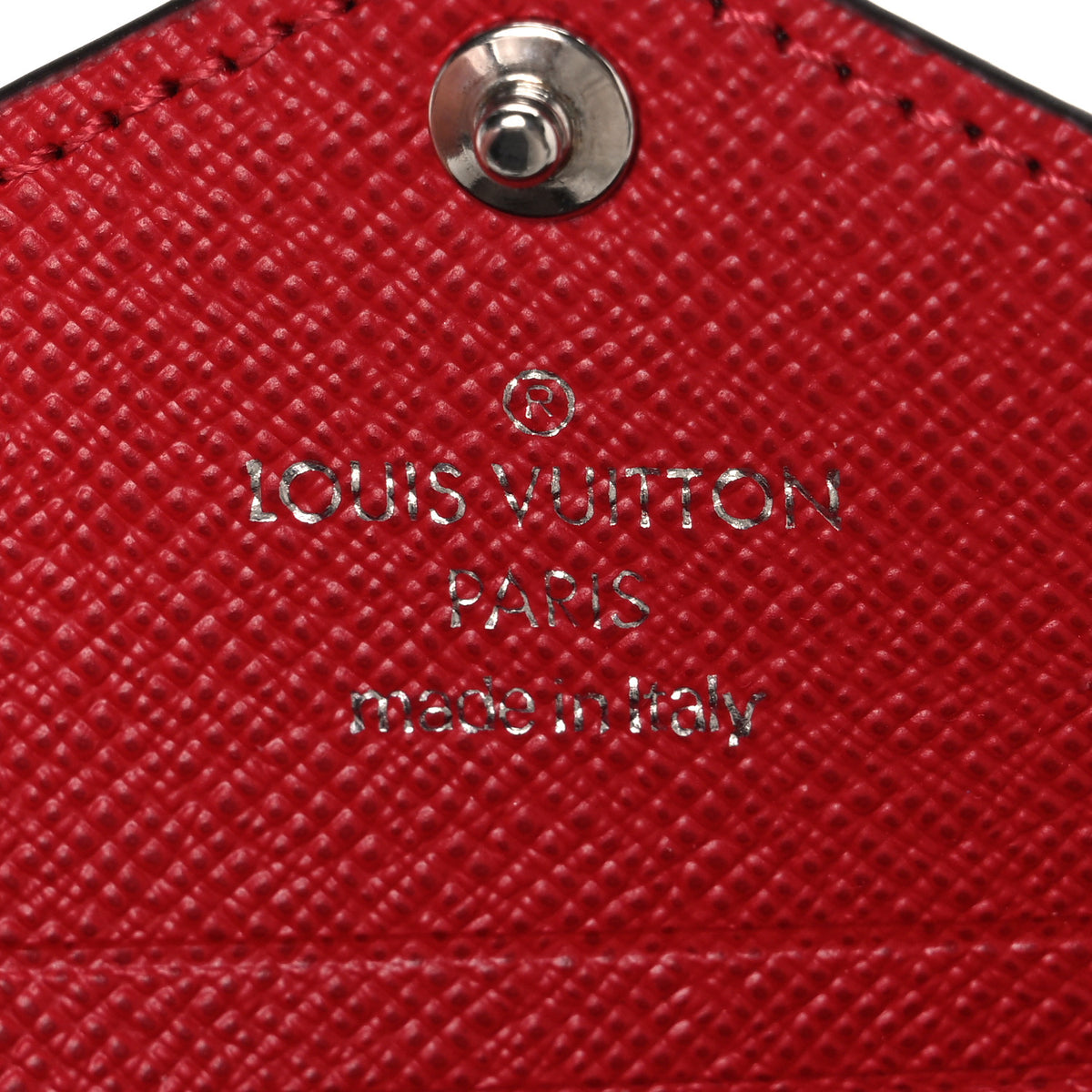Louis Vuitton Monogram LV Colormania Kirigami Card Holder Sari Red 7 of 8