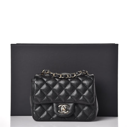 Chanel Caviar Quilted Mini Square Flap Black 8 of 8