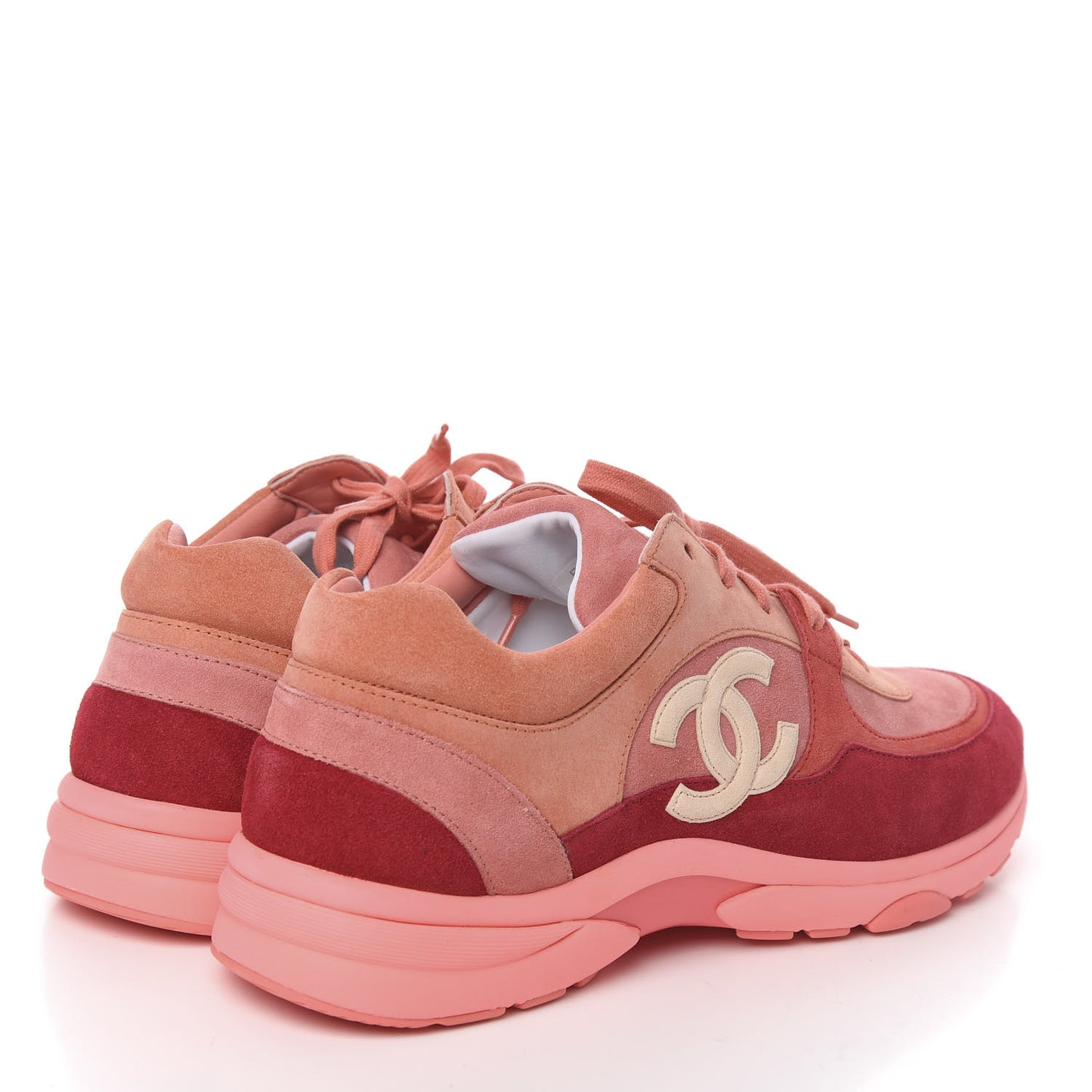 Kid Suede Calfskin Mens Sneakers 45 Coral