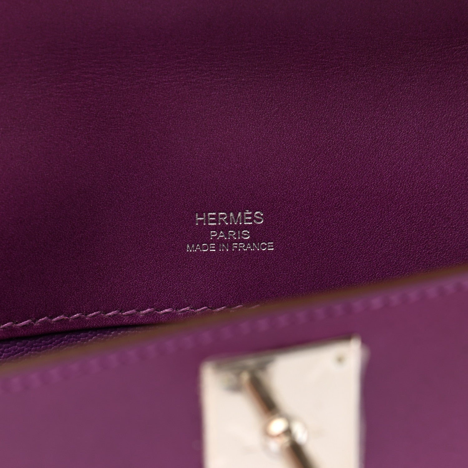 Hermes Swift Kelly Cut Clutch Pochette Anemone 6 of 8