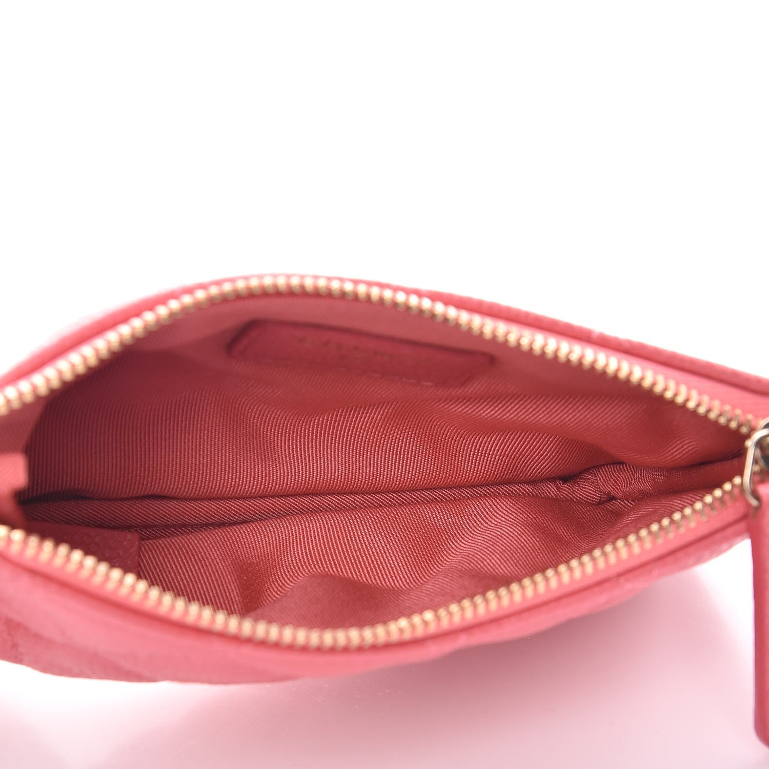 Chanel Caviar Quilted Small Cosmetic Case Pink 5 of 9