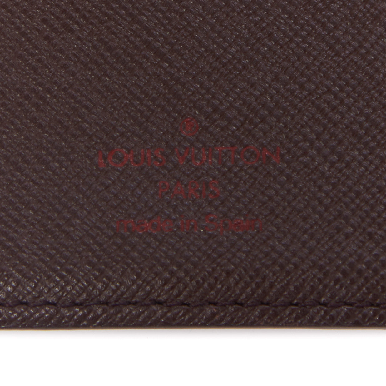 Damier Ebene Small Ring Agenda Cover