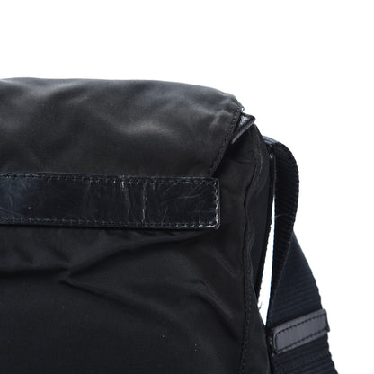Prada Tessuto Nylon Messenger Bag Black 12 of 12