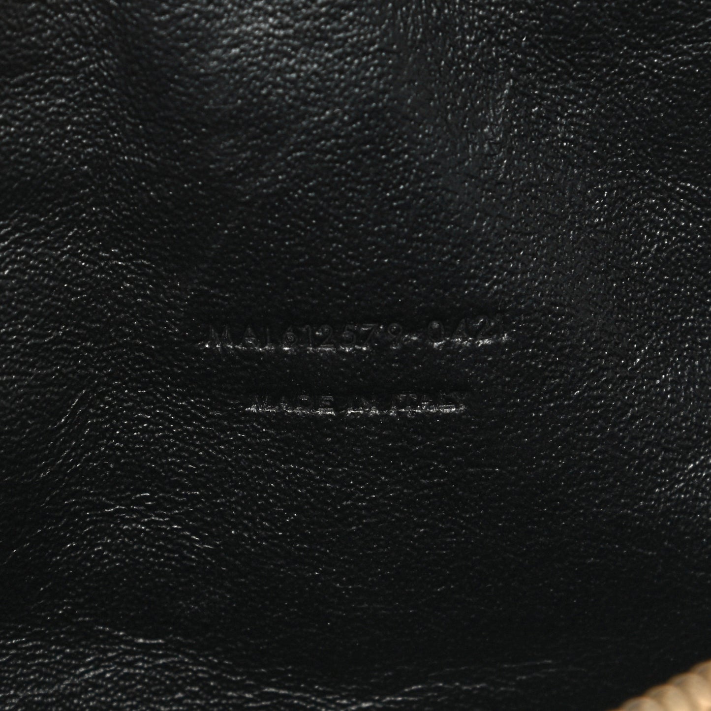 Grain De Poudre Matelasse Monogram Mini Lou Camera Bag Black
