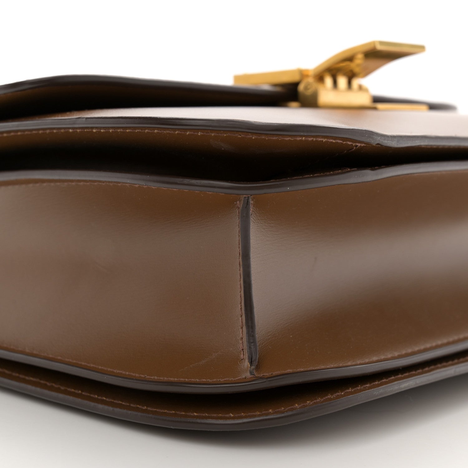 Celine Box Calfskin Medium Classic Box Flap Bag Camel 9 of 11