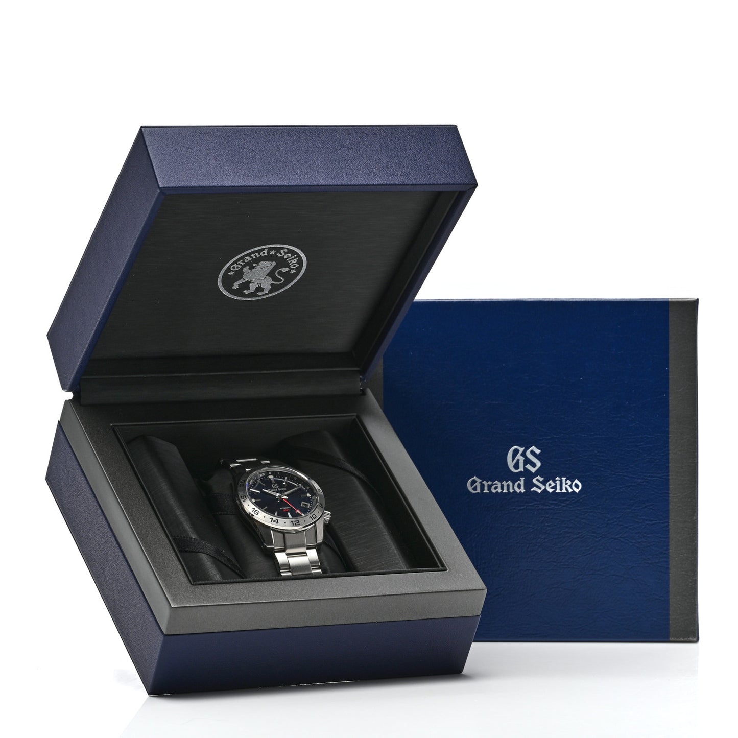 Stainless Steel 40mm Sport GMT Automatic Watch Blue SBGM245