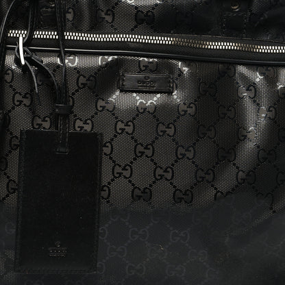 Gucci Imprime Monogram Medium Travel Bag Black 8 of 11