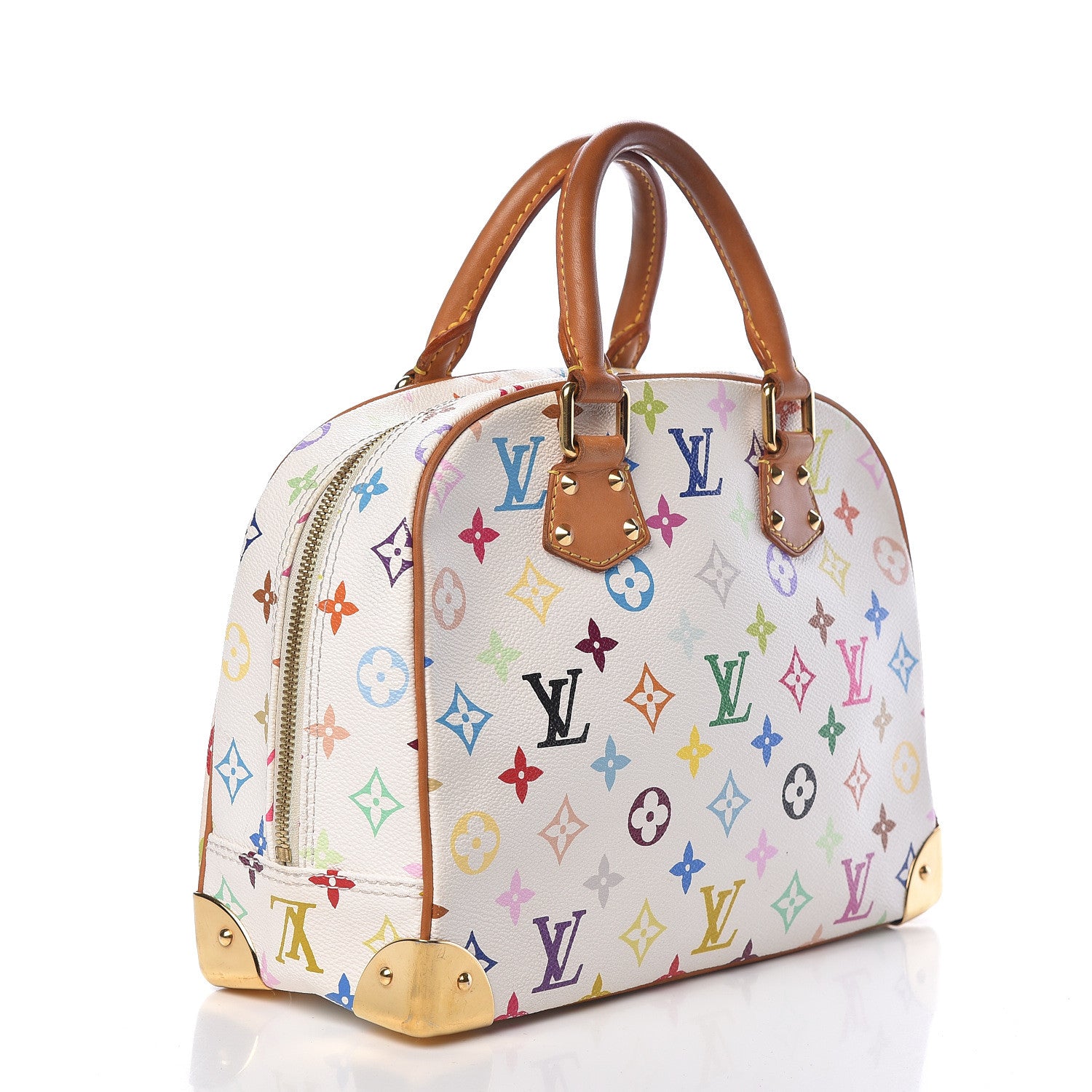 Louis Vuitton Monogram Multicolor Trouville White 3 of 15