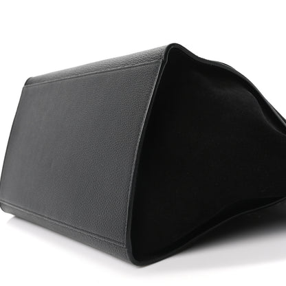 Celine Drummed Calfskin Suede Medium Trapeze Black 17 of 17