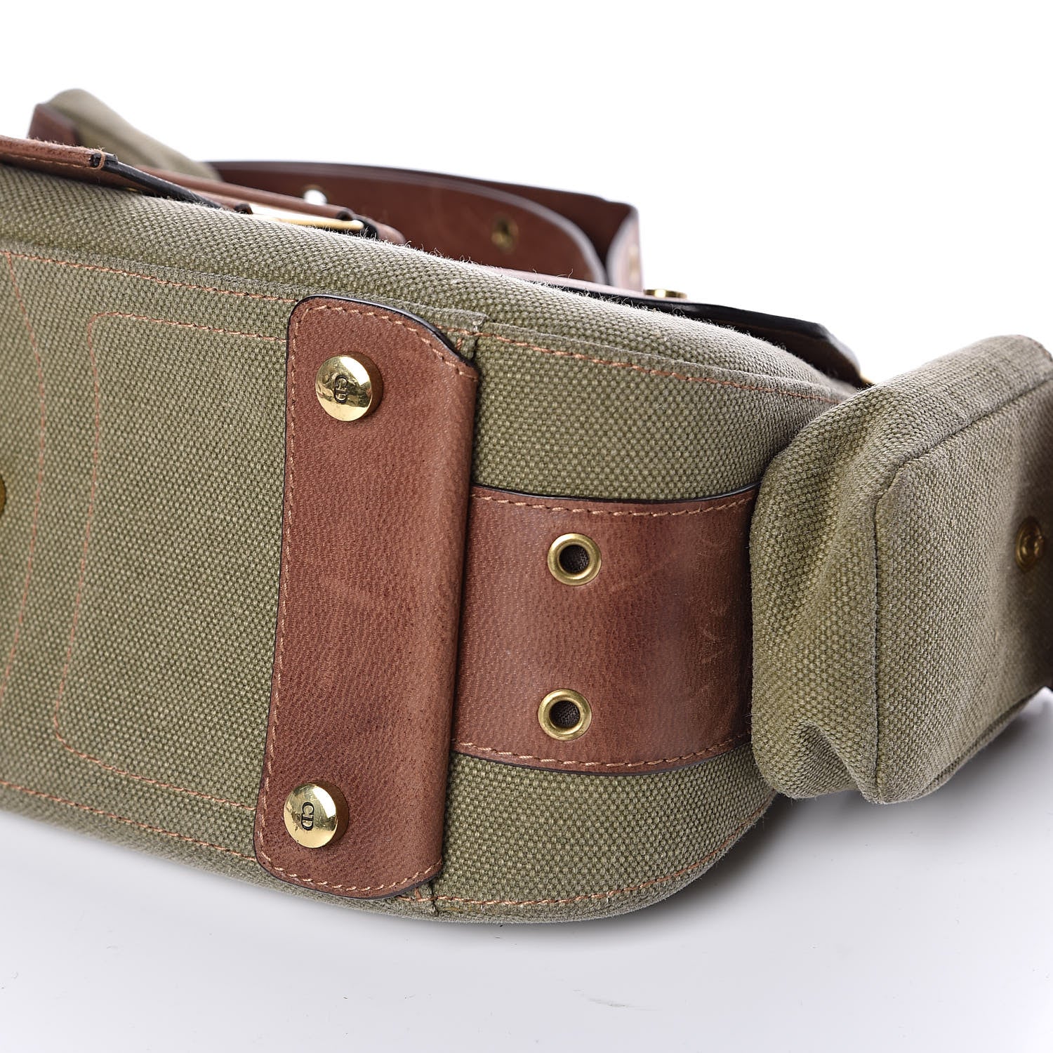 Christian Dior Canvas Calfskin Street Chic Columbus Ave Green 11 of 13