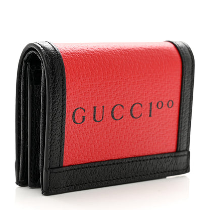 Gucci Calfskin Gucci 100 Ophidia Card Case Bright Hibiscus Black 3 of 8