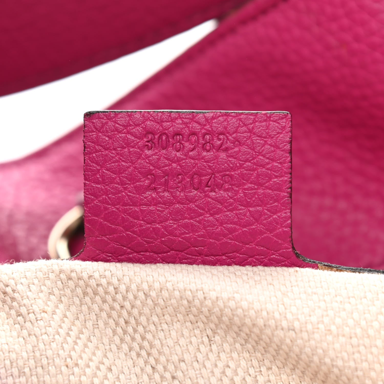 Gucci Cellarius Calfskin Medium Soho Chain Shoulder Bag Bright Bouganville 7 of 13