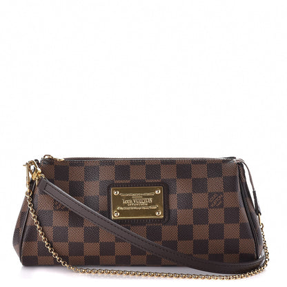 Louis Vuitton Damier Ebene Eva Clutch 1 of 7