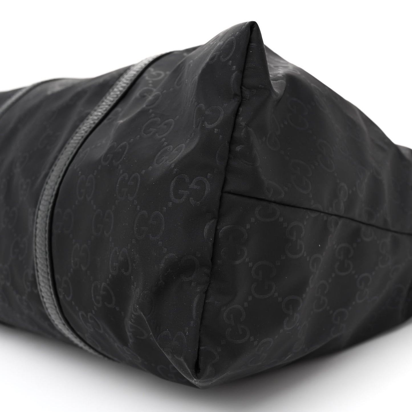 Nylon Monogram Tote Black