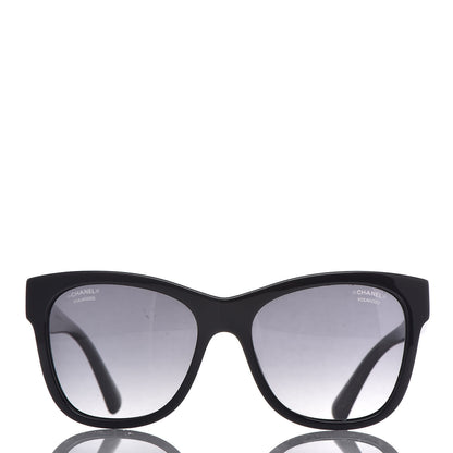 Chanel Polarized Square CC Sunglasses 5380 Black 2 of 9