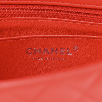 Chanel Lambskin Quilted Mini Rectangular Flap Red 6 of 9