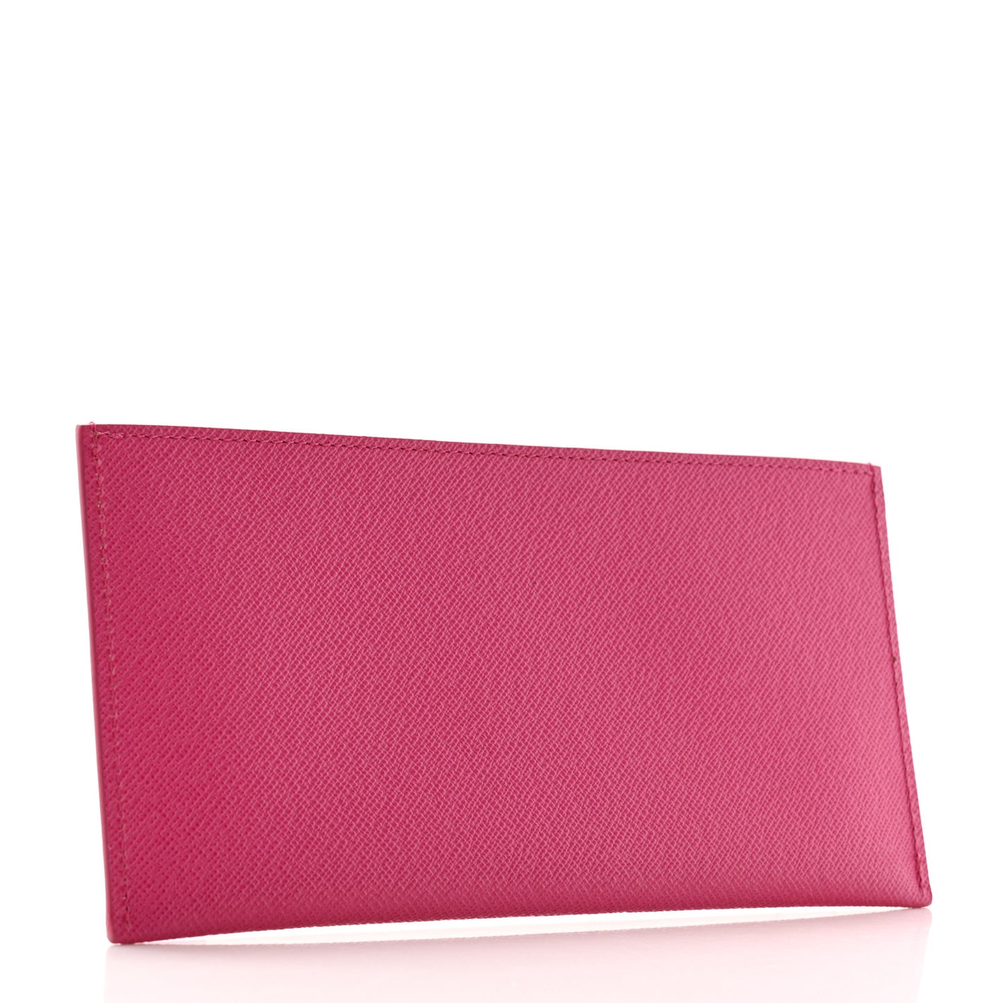 Calfskin Felicie Card Holder Insert Hot Pink