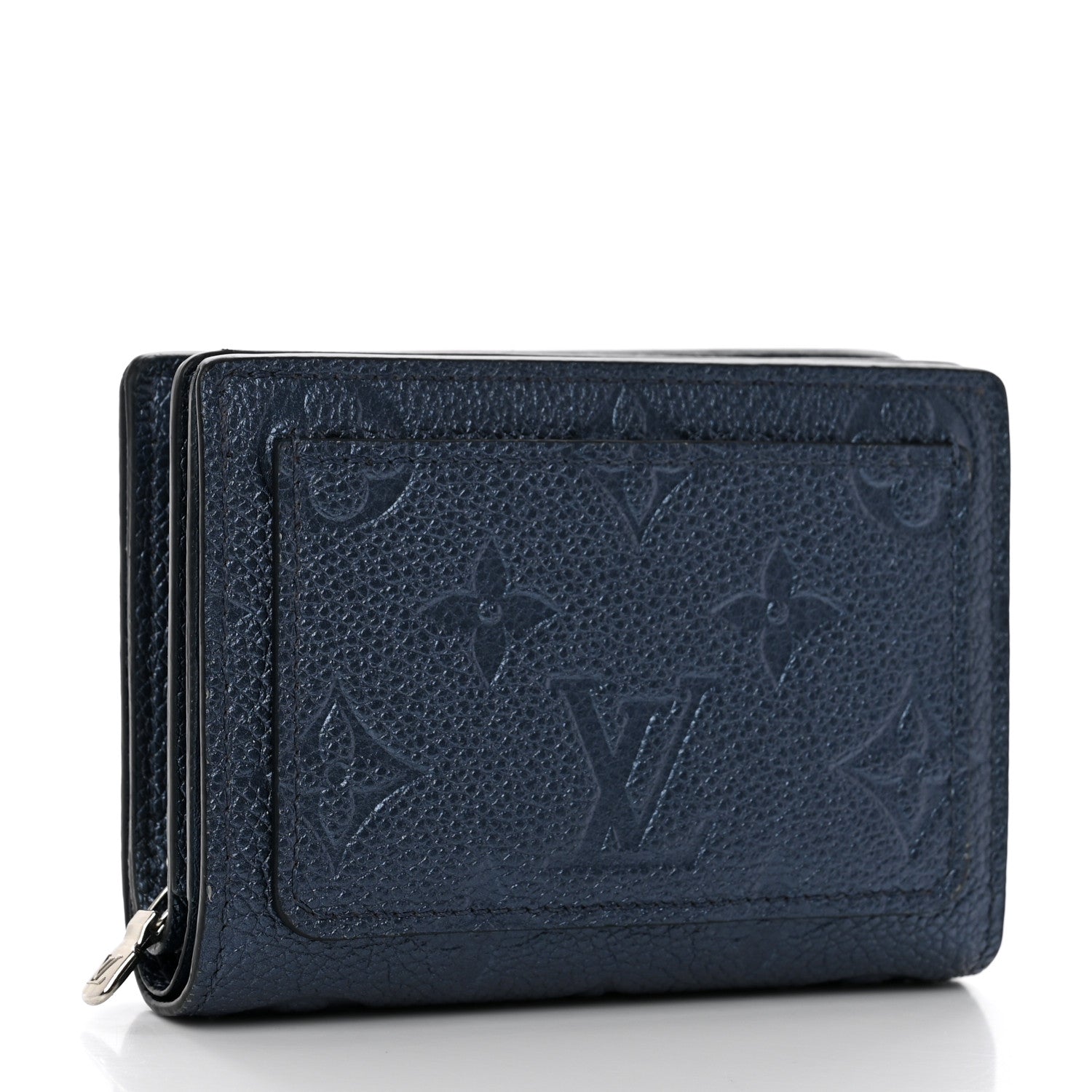 Louis Vuitton Metallic Empreinte Clea Wallet Navy Nacre 3 of 6