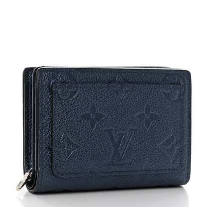 Louis Vuitton Metallic Empreinte Clea Wallet Navy Nacre 3 of 6
