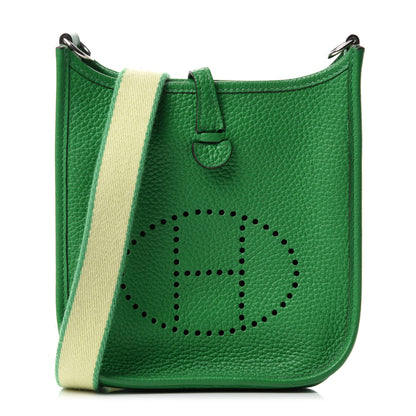 Hermes Taurillon Clemence Amazone Evelyne TPM Bambou 1 of 10