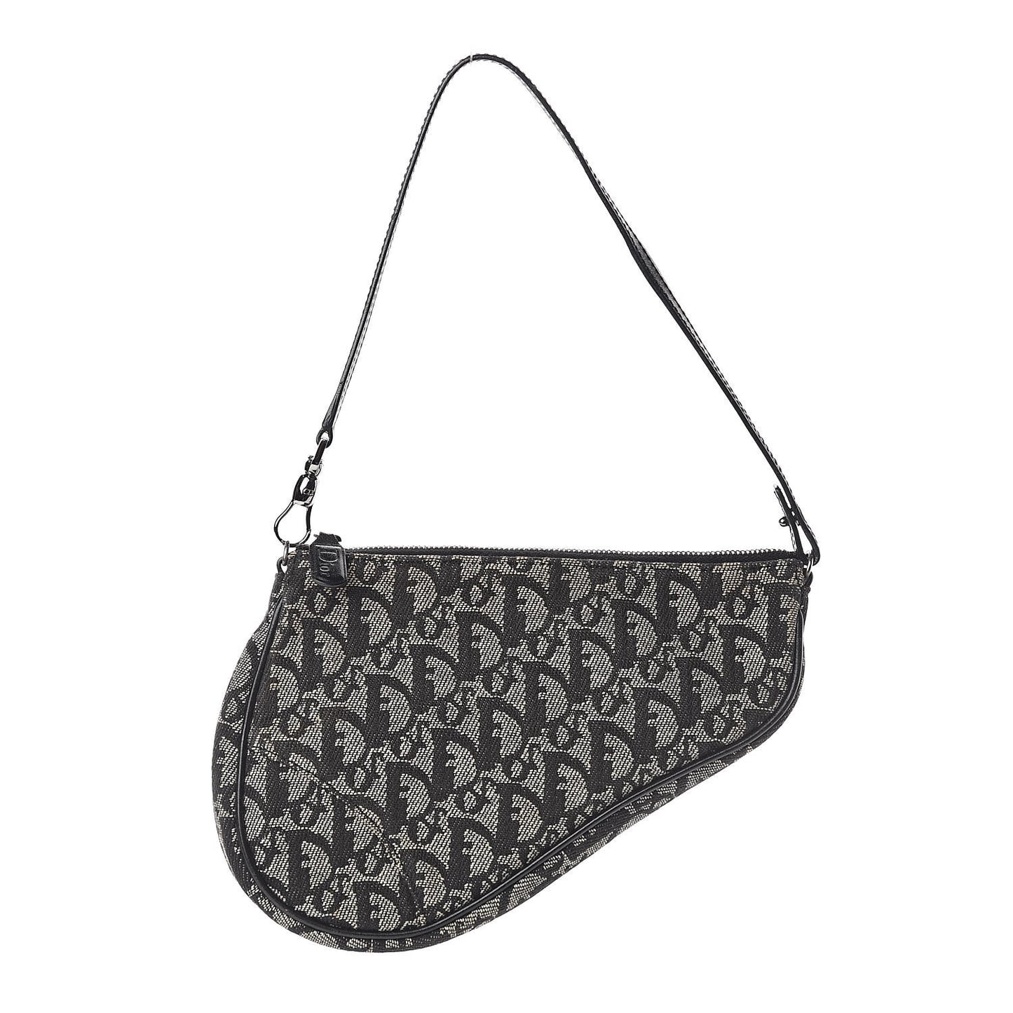 Monogram Mini Saddle Pochette Black