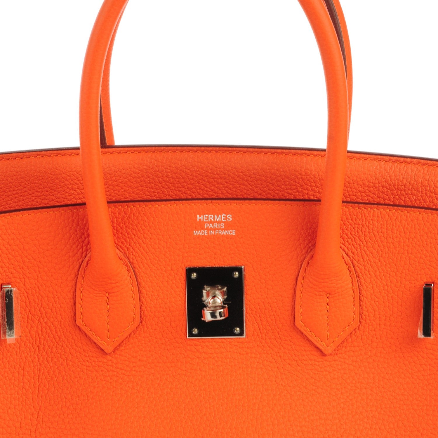 Hermes Togo Birkin 35 Feu Orange 8 of 22
