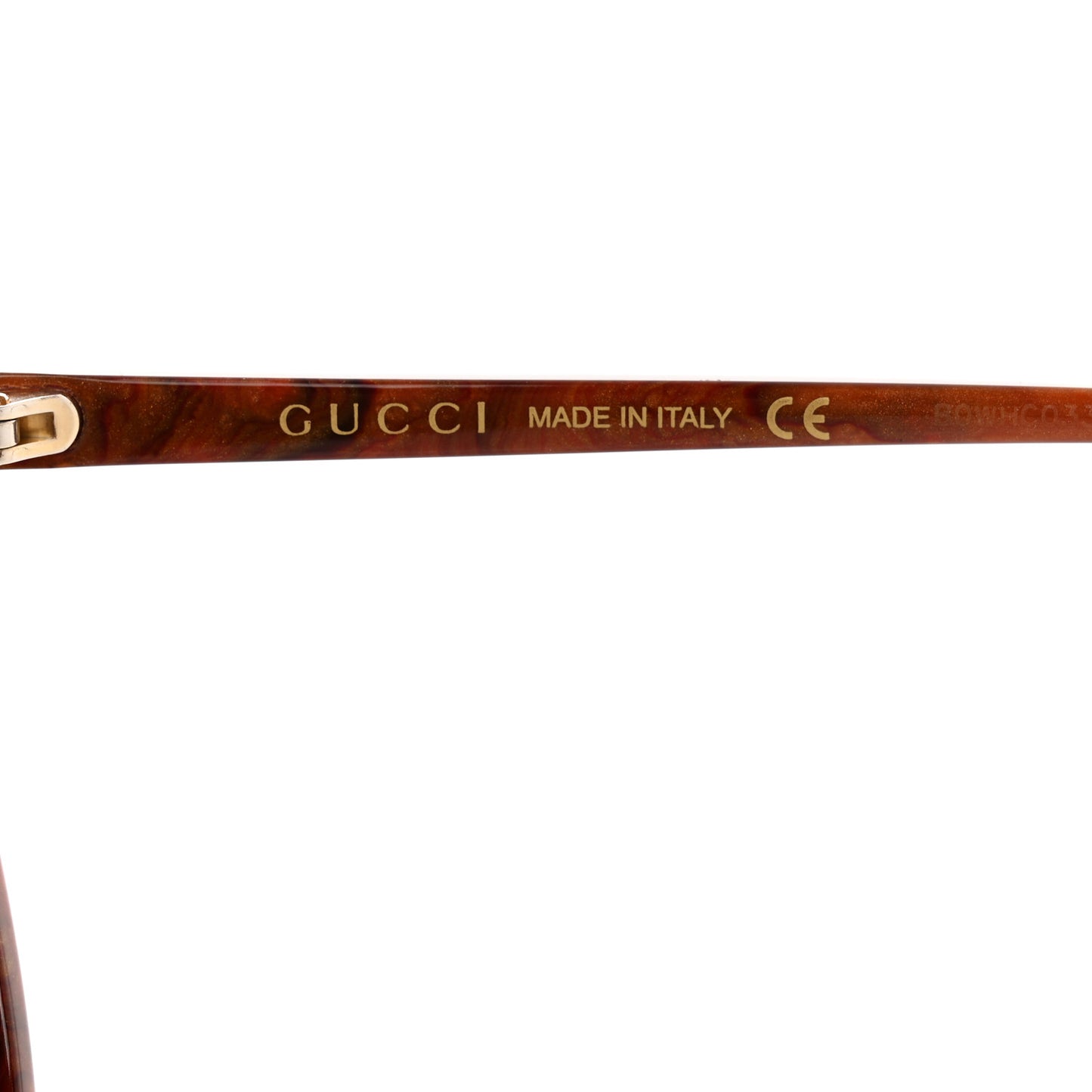 Aviator Crystal Brow Sunglasses GG0732S Havana Brown