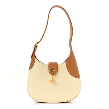 Loro Piana Grained Calfskin Mini Bobbin Wheat 1 of 9