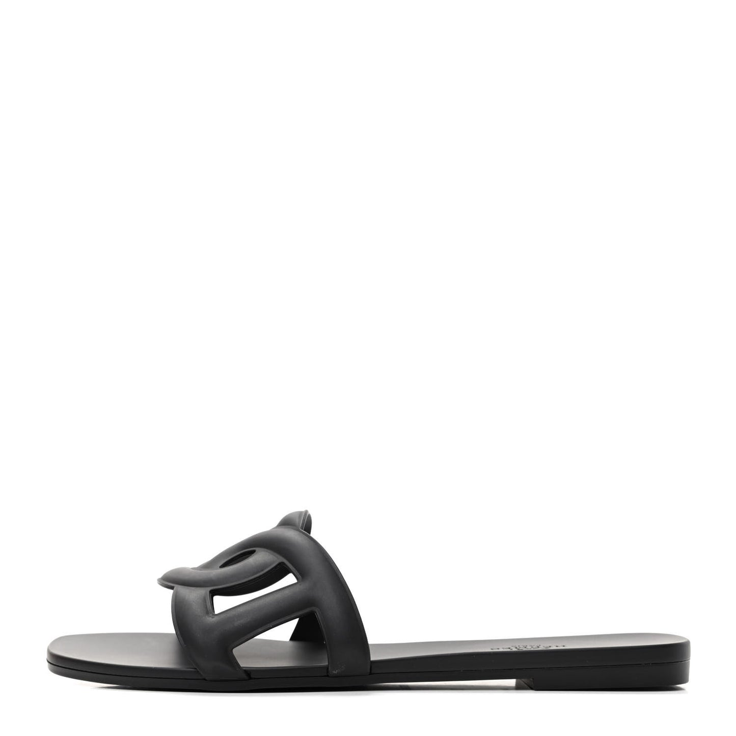 Rubber Aloha Sandals 39 Black