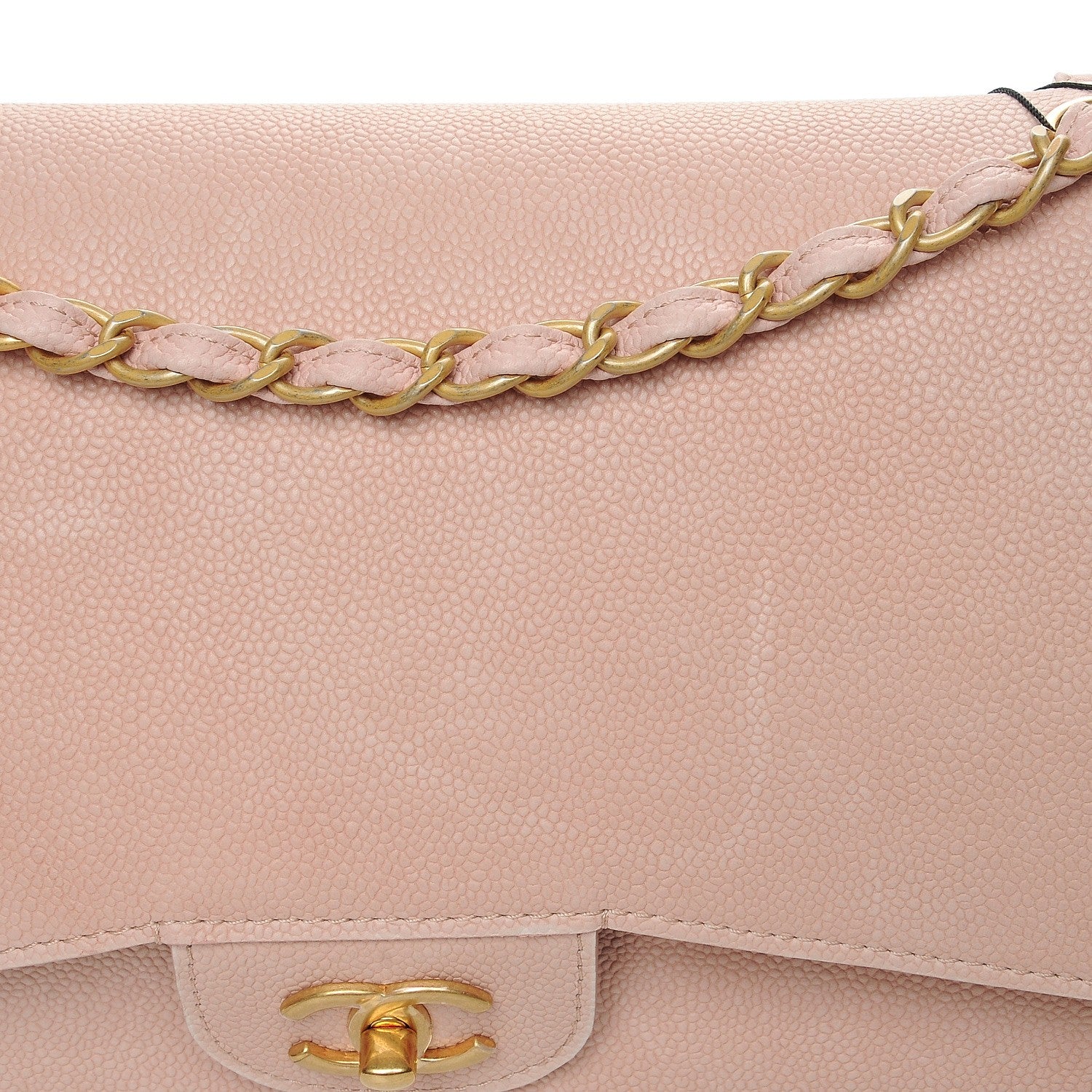 Chanel Grained Calfskin Jumbo Classic Pure Double Flap Nude 8 of 10