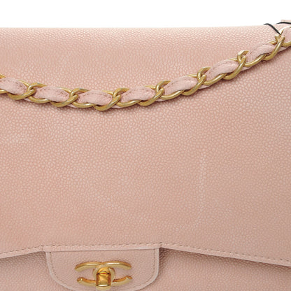 Chanel Grained Calfskin Jumbo Classic Pure Double Flap Nude 8 of 10