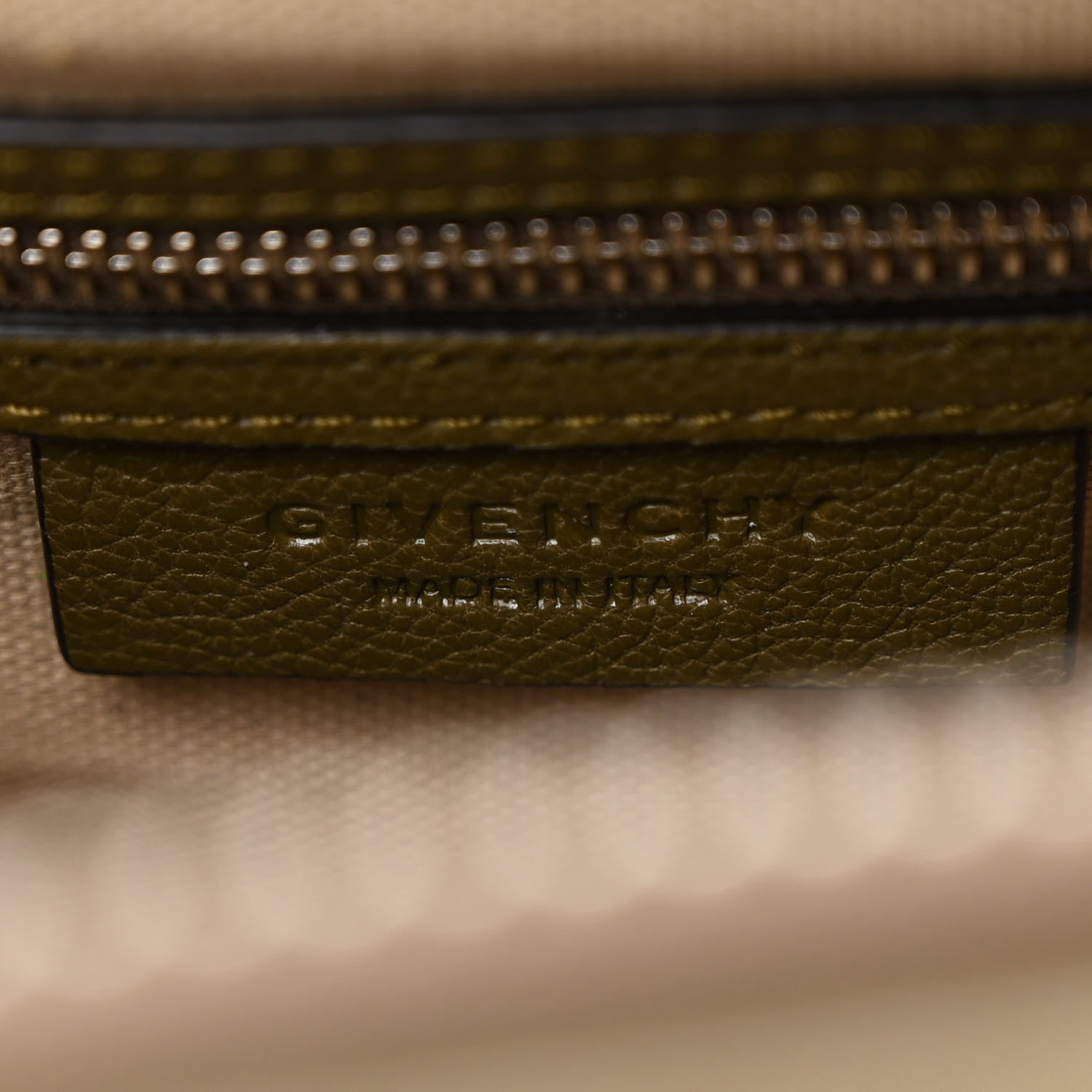Givenchy Sugar Goatskin Small Antigona Dark Khaki 6 of 12
