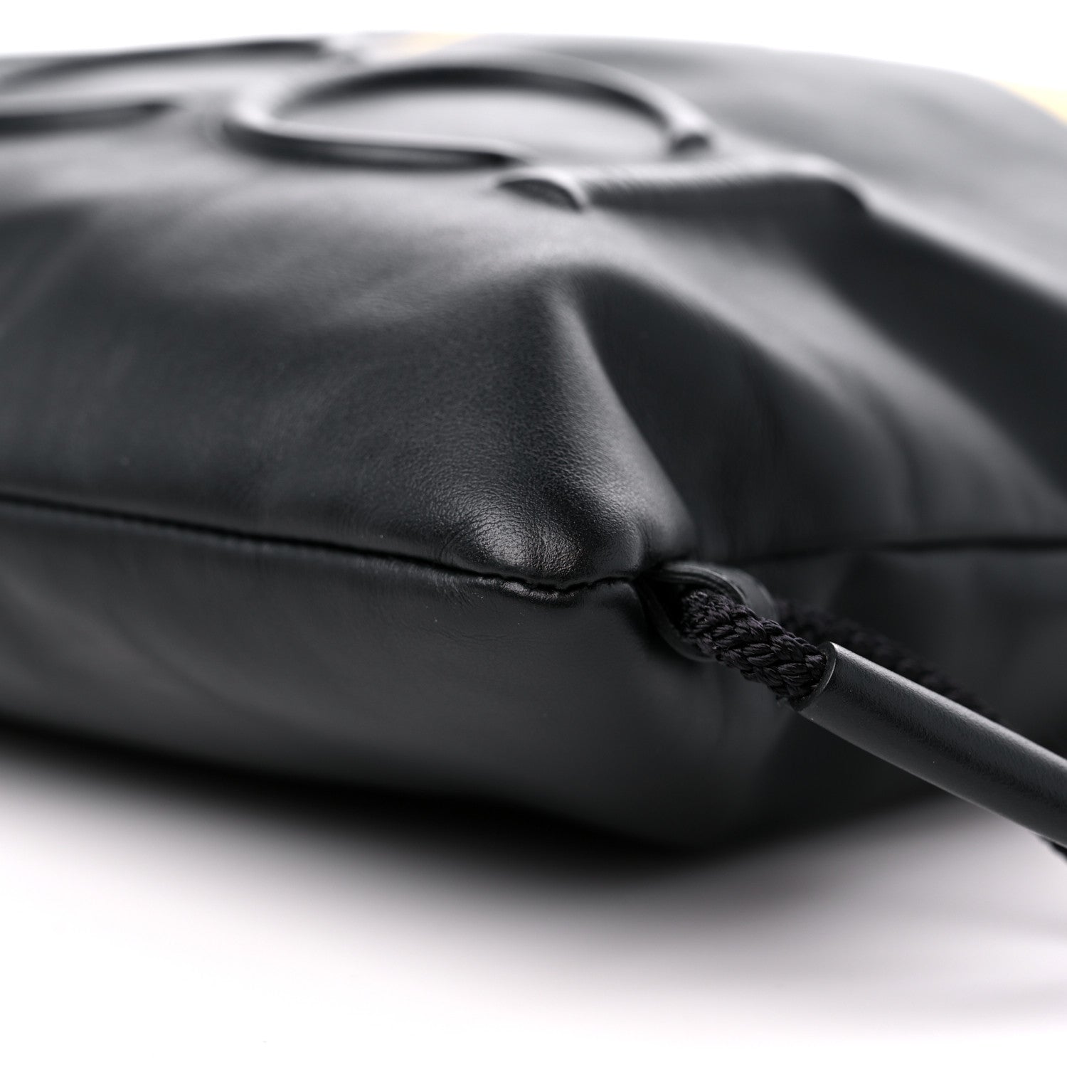 Gucci Calfskin Small GucciGhost Drawstring Backpack Black 10 of 11