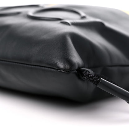 Gucci Calfskin Small GucciGhost Drawstring Backpack Black 10 of 11