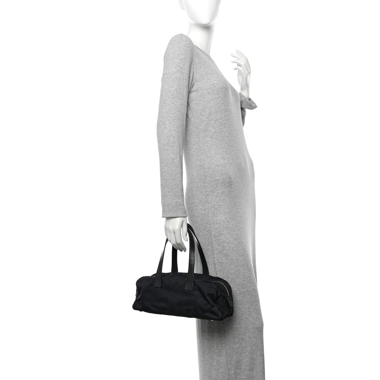Nylon Travel Bowler Black