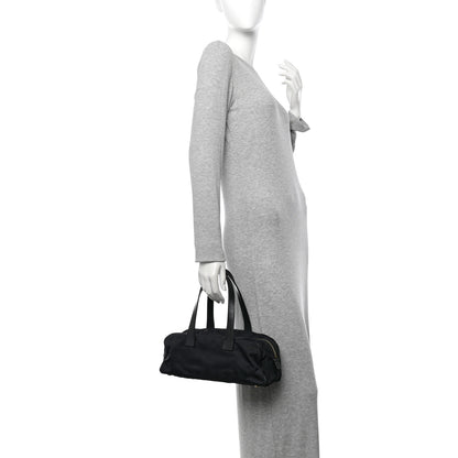 Chanel Nylon Travel Bowler Black 2 of 14