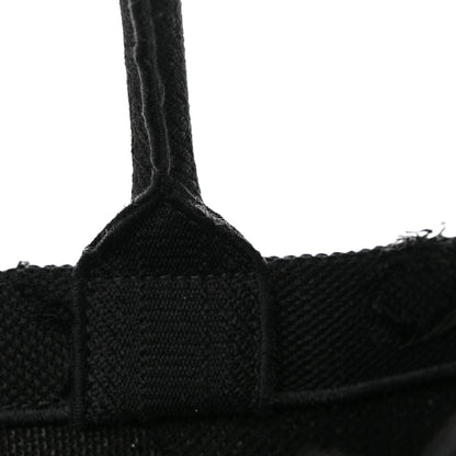 Christian Dior Canvas Embroidered Camouflage Book Tote Black 13 of 13