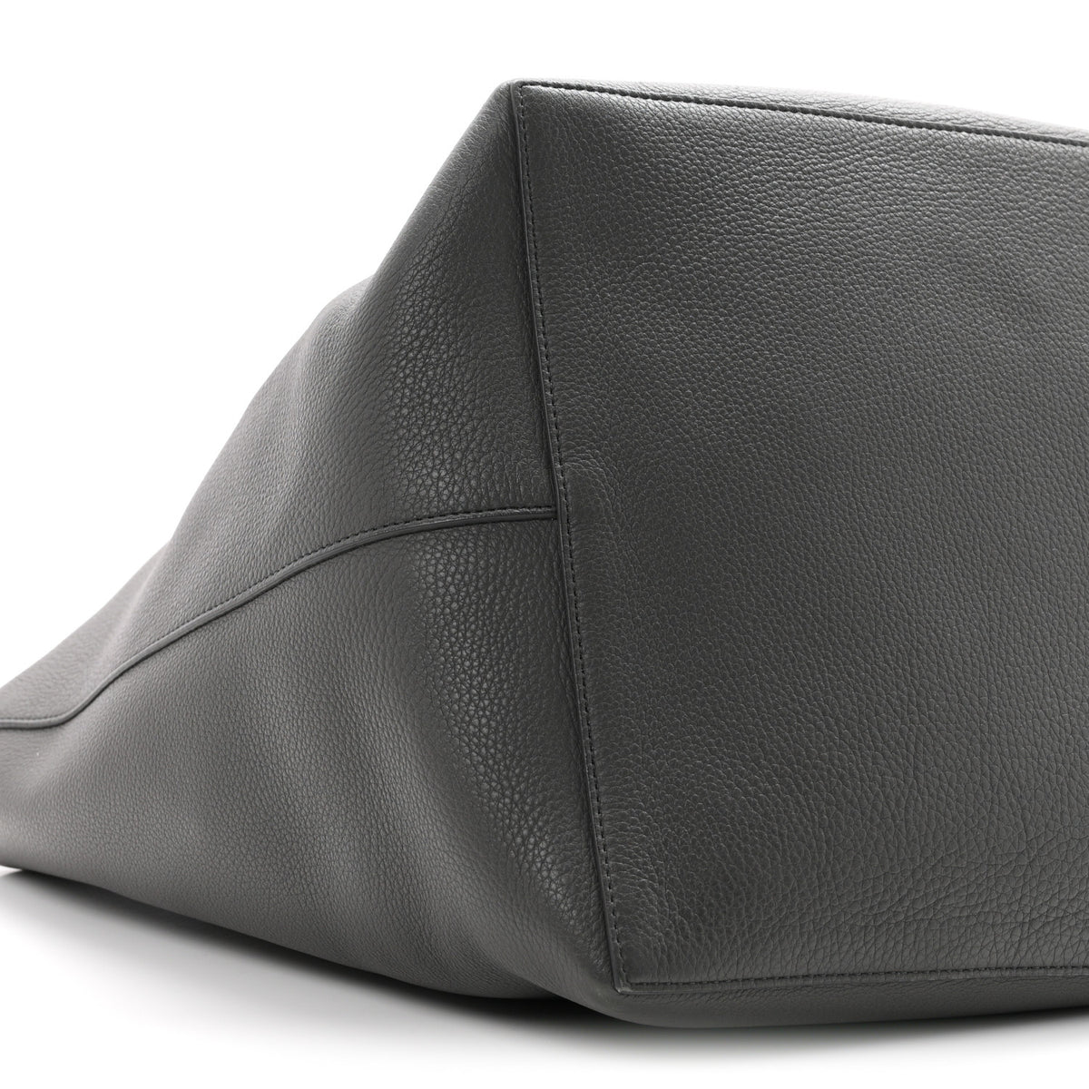 The Row Grained Calfskin Park Tote Three Charcoal 10 of 11