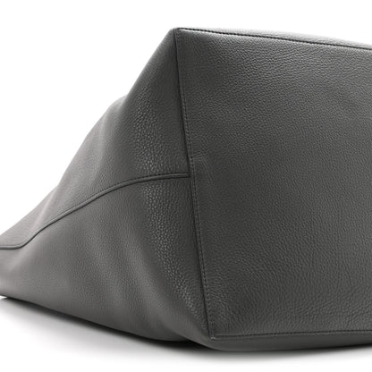 The Row Grained Calfskin Park Tote Three Charcoal 10 of 11