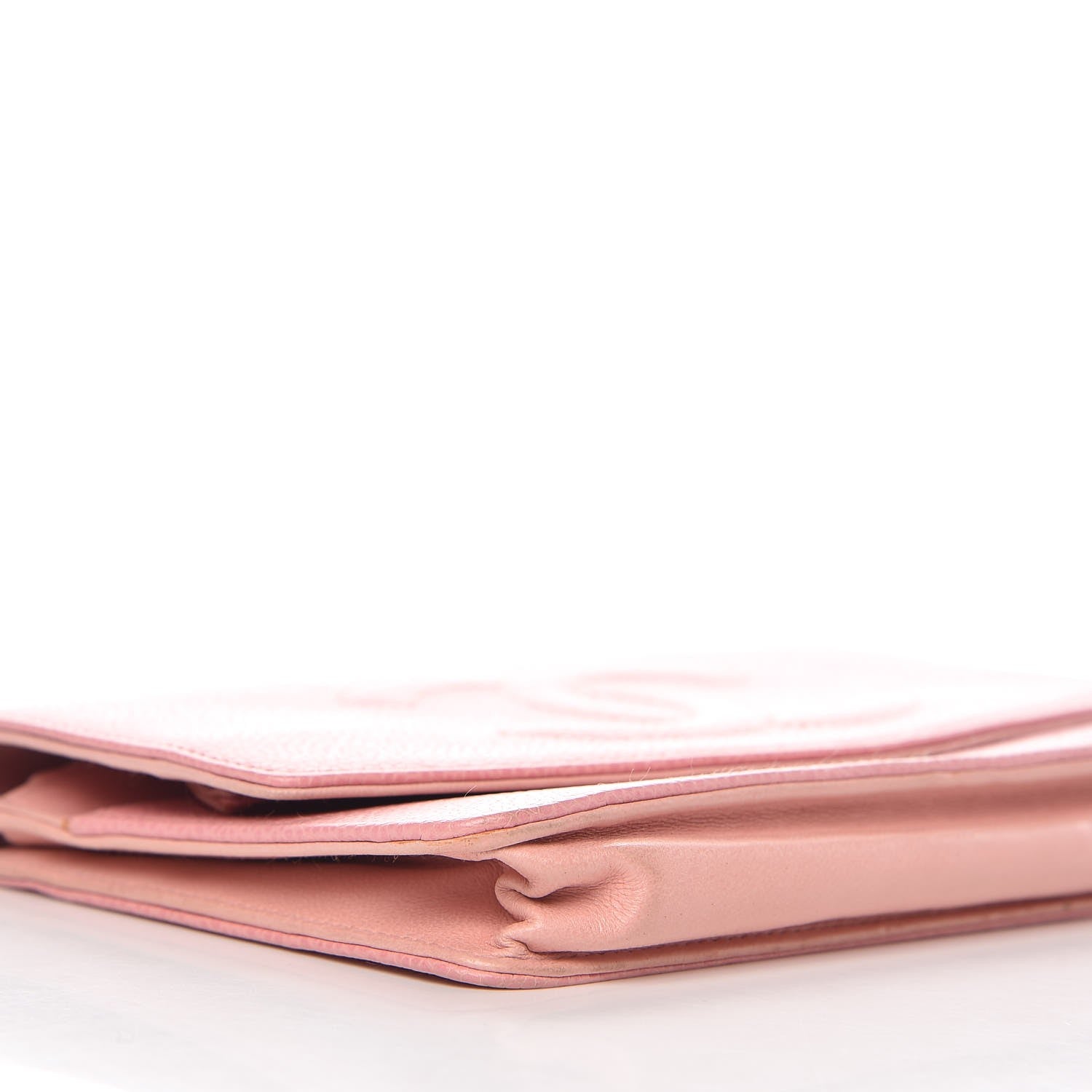 Chanel Caviar Timeless CC Wallet On Chain WOC Pink 11 of 12