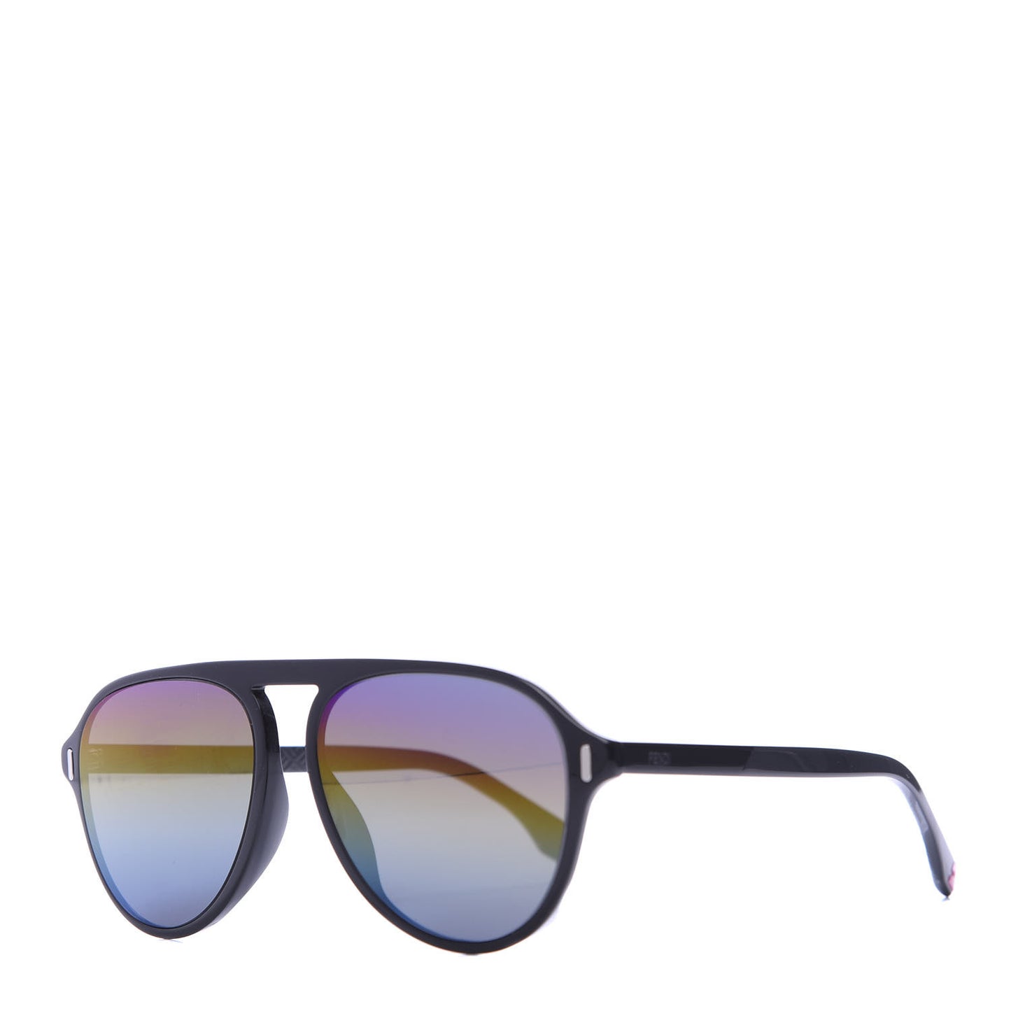 Acetate Aviator Sunglasses FF M0055/G/S Rainbow Black