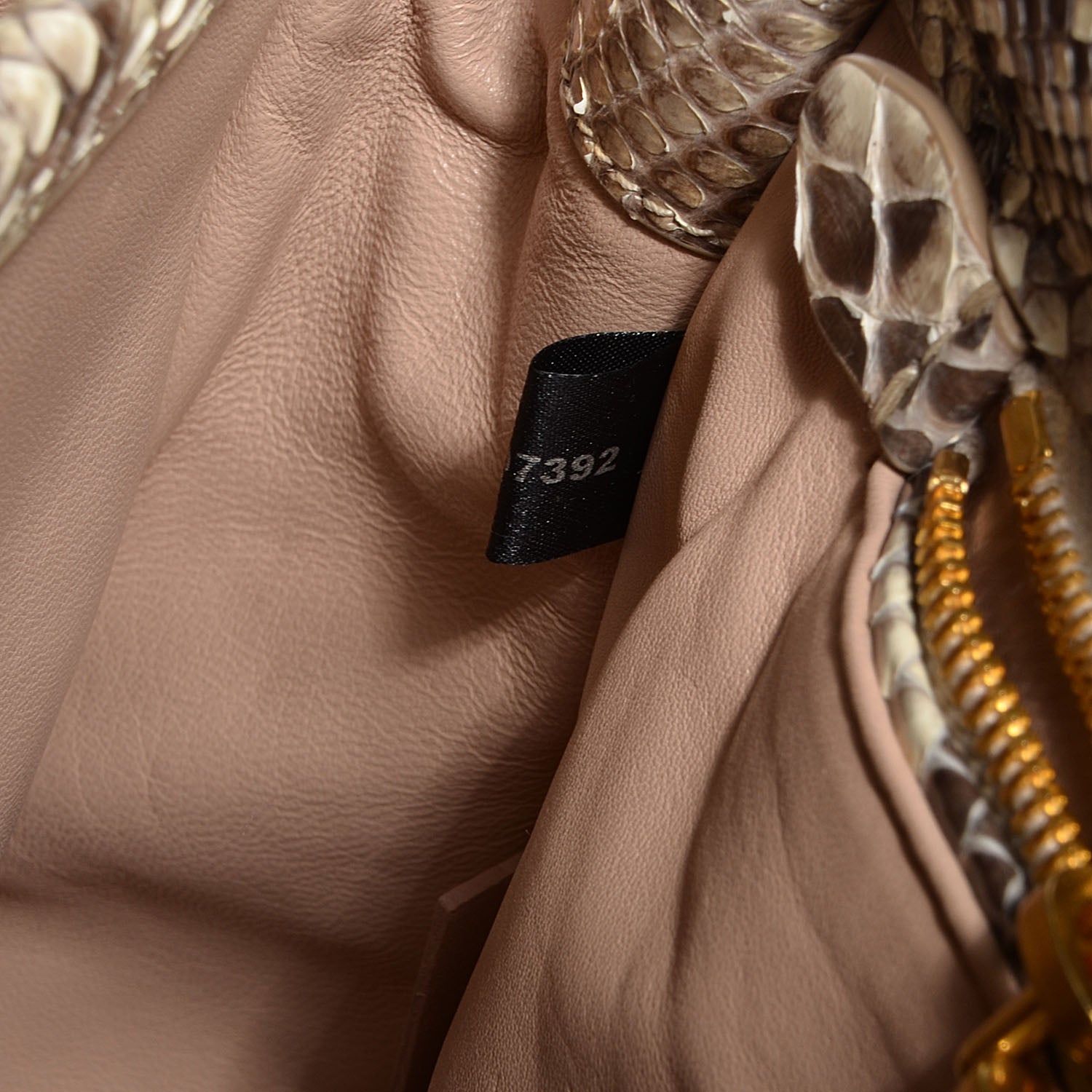 Prada Python Frame Bag Roccia 9 of 10