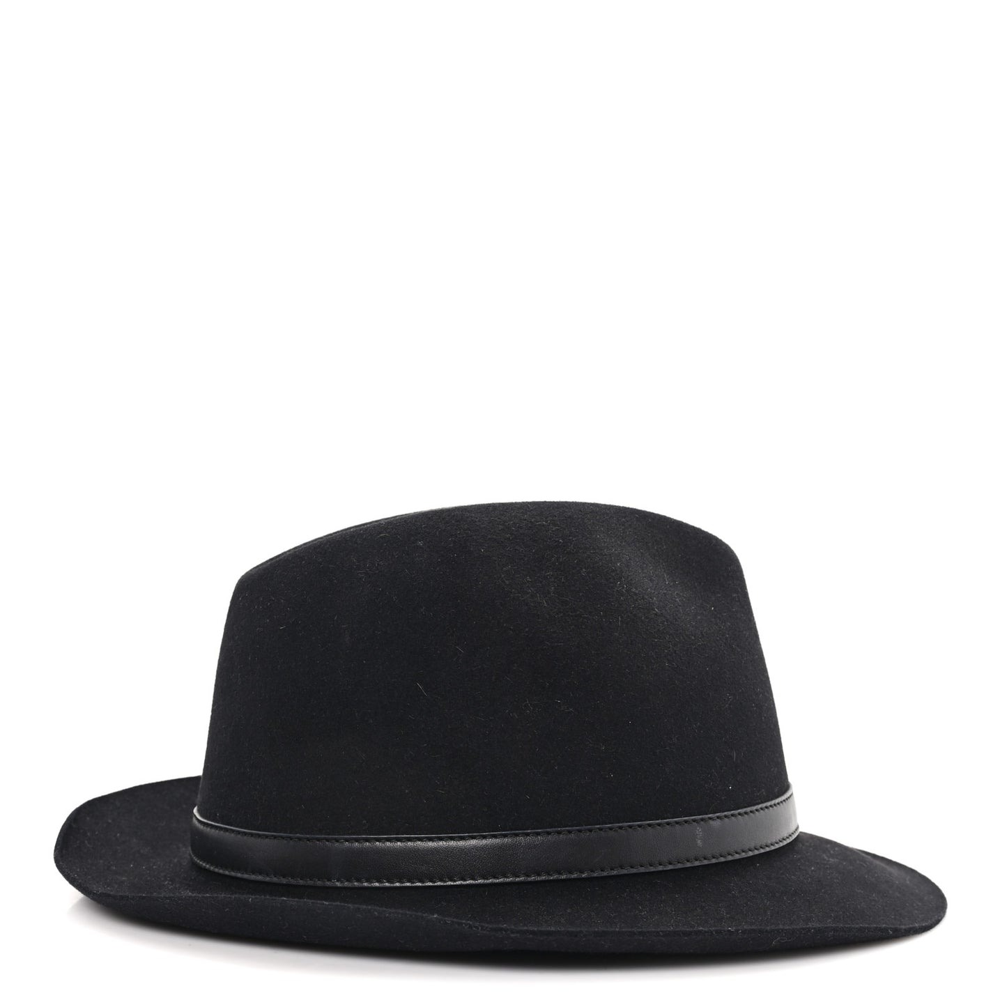 Felt Horsebit Hat L Black