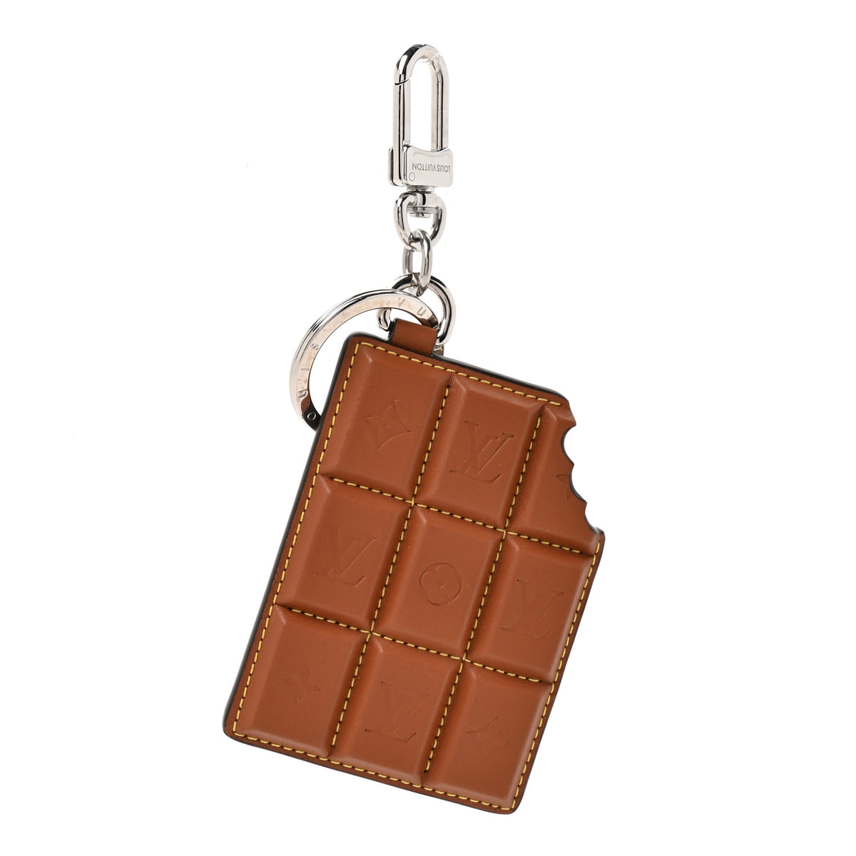 Monogram LV Chocolate Bar Bag Charm Key Holder
