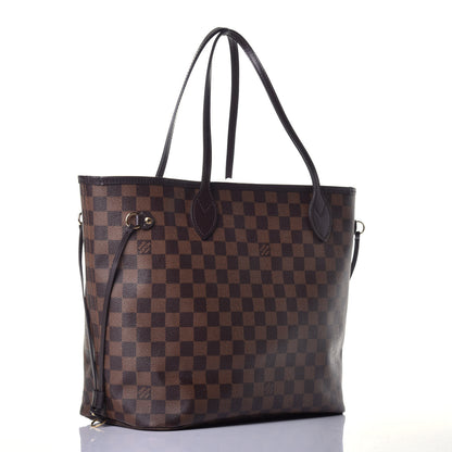 Louis Vuitton Damier Ebene Neo Neverfull MM Rose Ballerine 3 of 8